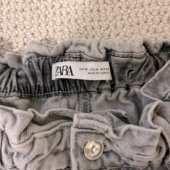 size 4 ZARA baggy jeans - Picture 4 of 4
